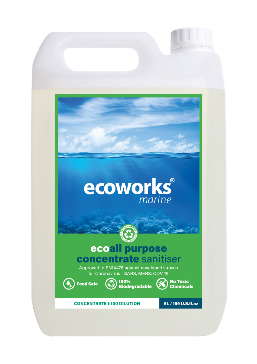 Sanitiser, All Purpose ecofriendly by Ecoworks Marine. Ecoworks