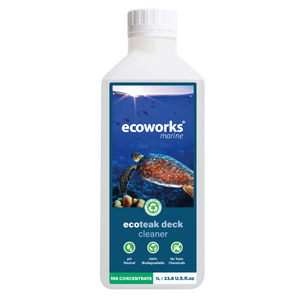 ecoworks marine eco deck e limpador de teca