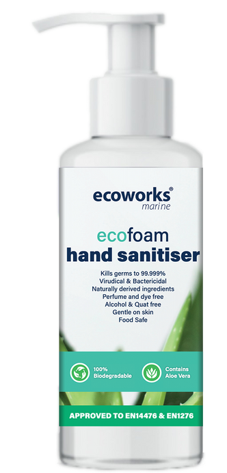 Ecoworks Marine Eco Friendly & Biodegradable Foam Hand Sanitiser