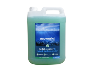 Ecoworks Marine limpador de banheiro ecológico e degradador de tanque preto.