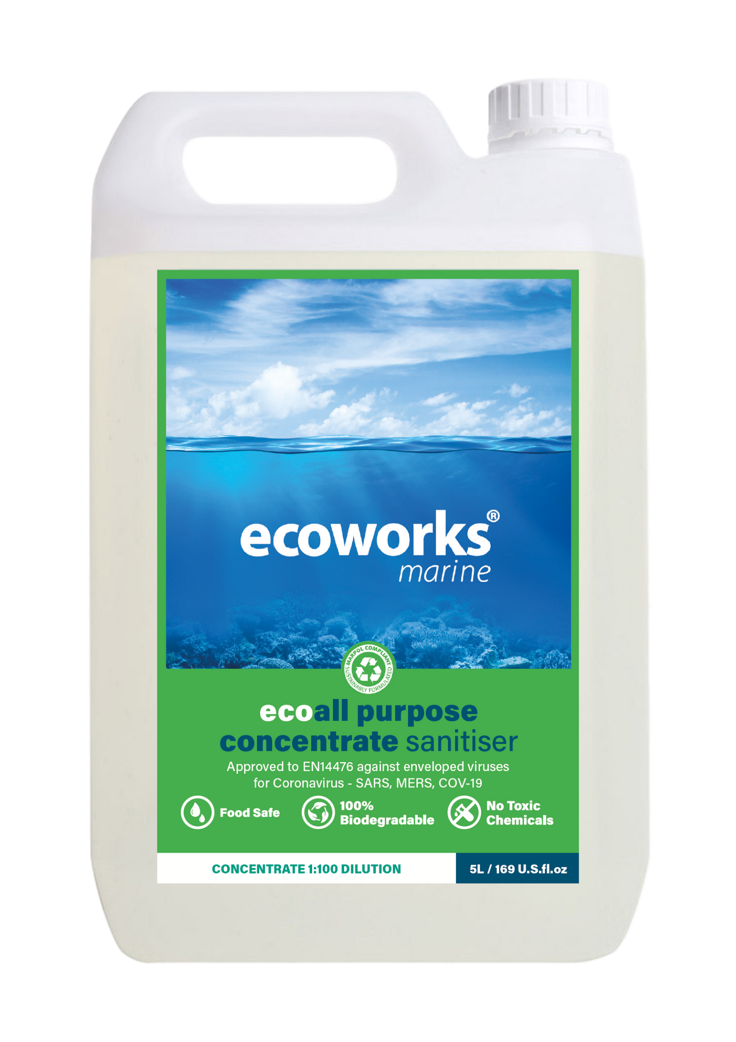 Ecoworks Marine Désinfectant tout usage écologique – Ecoworks Marine Ltd.