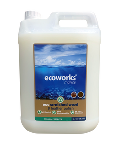 Limpiador para pulir cuero y madera barnizada marina Ecoworks